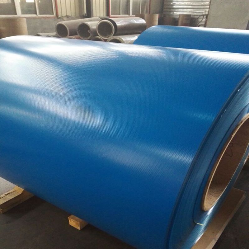 3003 Alloy PE/PVDF Coated stucco embossed aluminum coil with craft paper