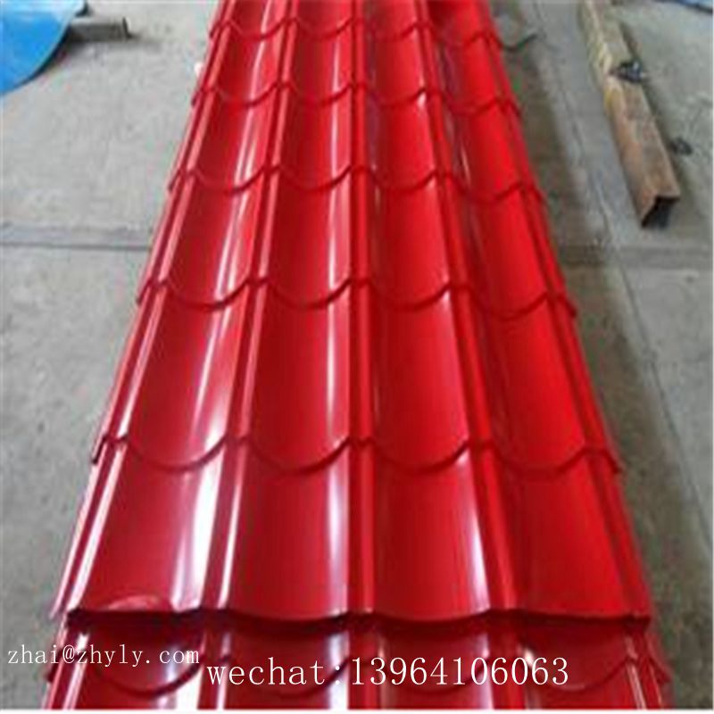 PVDF PE color prepainted aluminium roofing coil/sheet